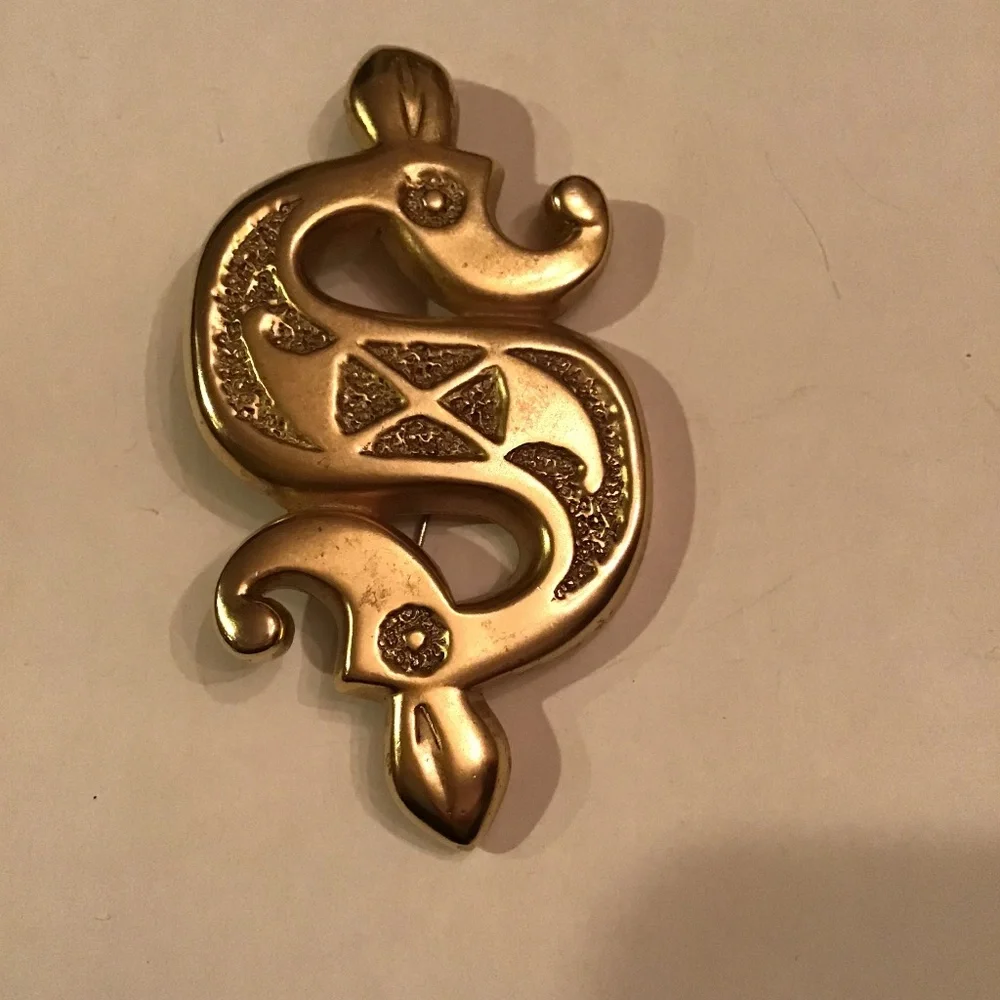 Erwin Pearl Seahorse brooch Celtic Zodiac May 13-June 9 - Picture 1 of 3